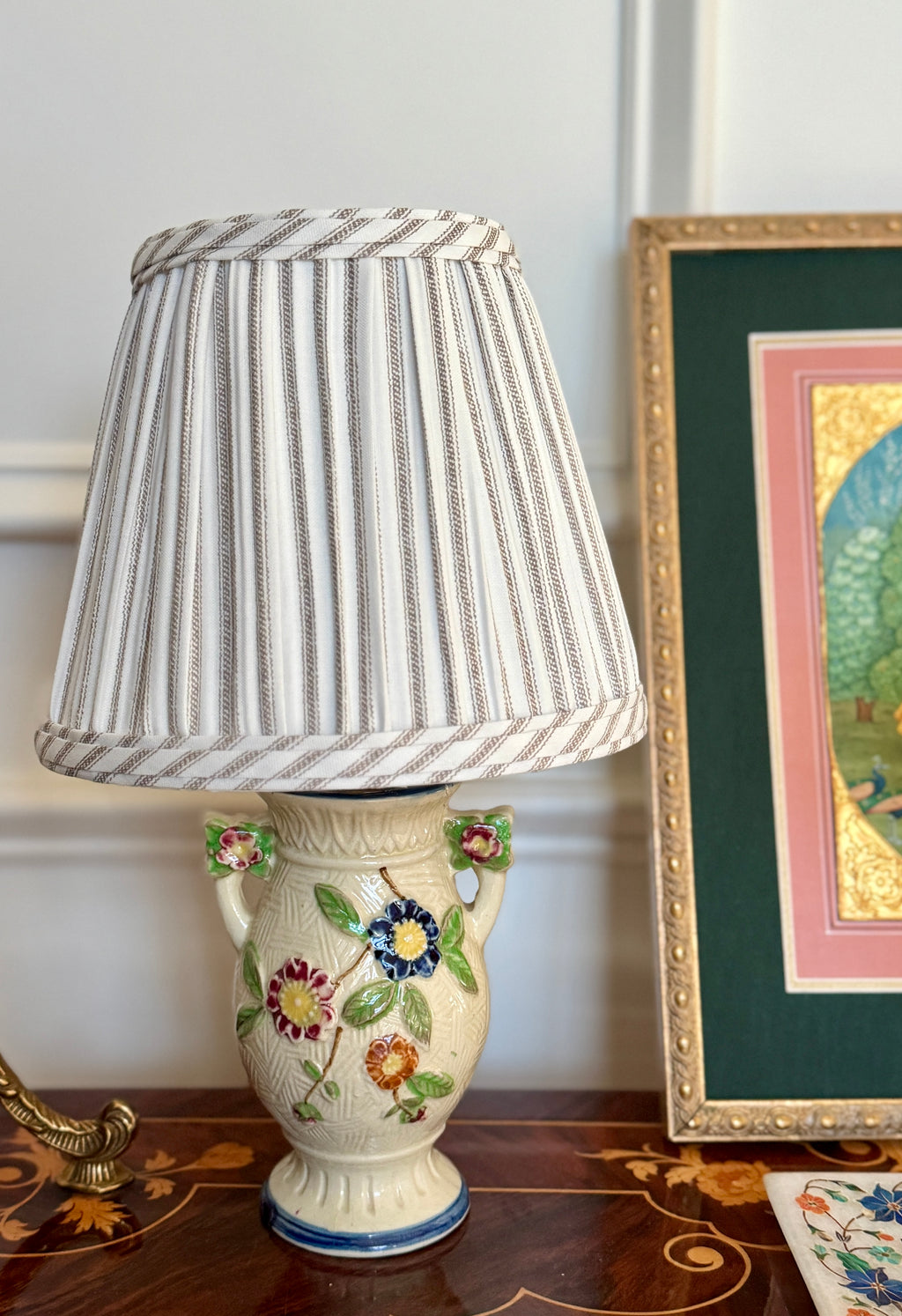Floral Mini Japanese Table Lamp | Floral Mini Japanese Table Lamp