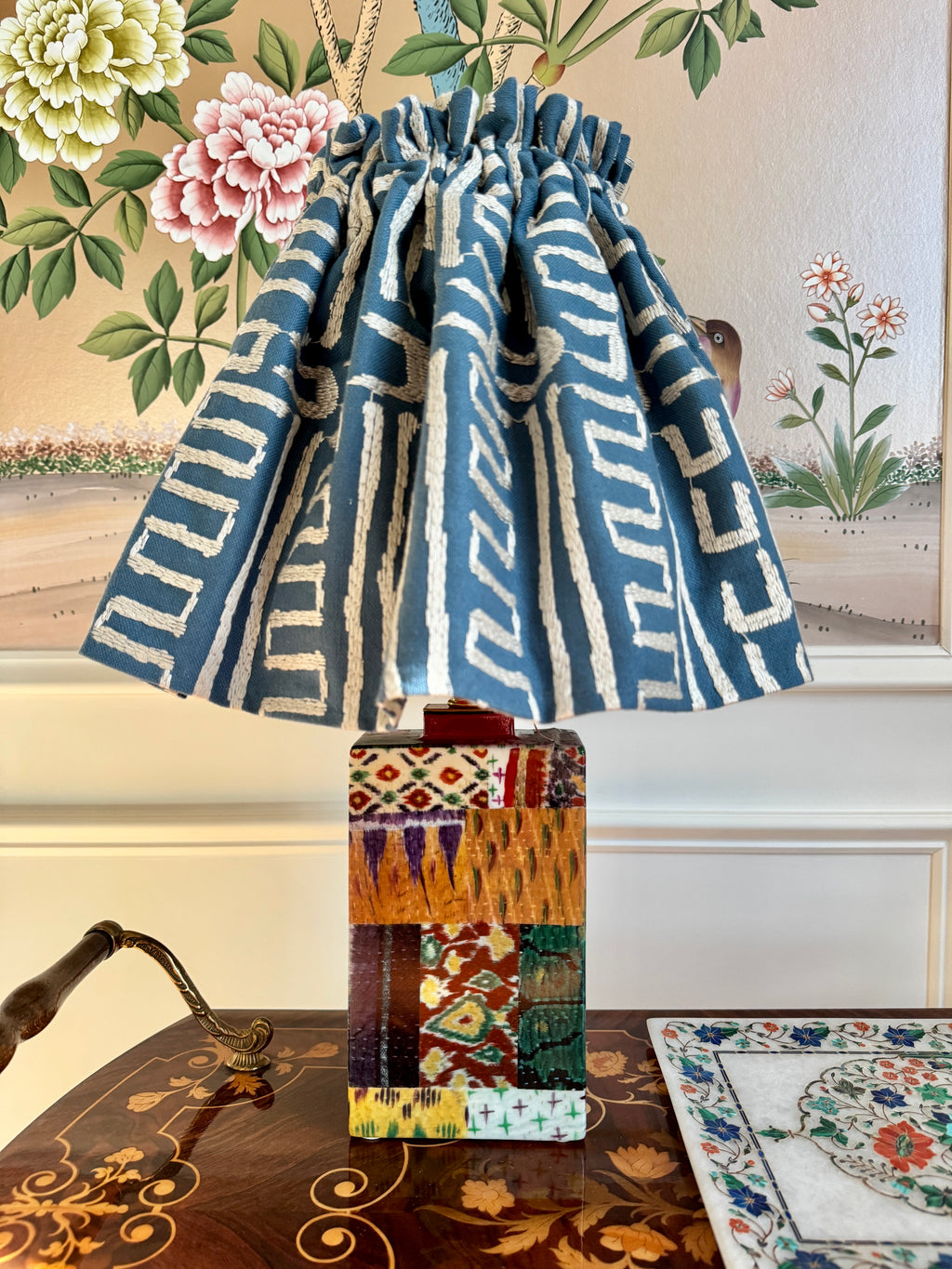 Ikat French Table Lamp | Ikat French Table Lamp