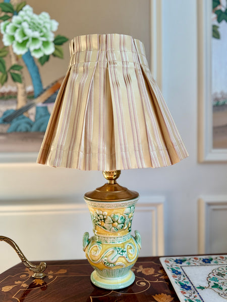 Antique Pastel Japanese Table Lamp
