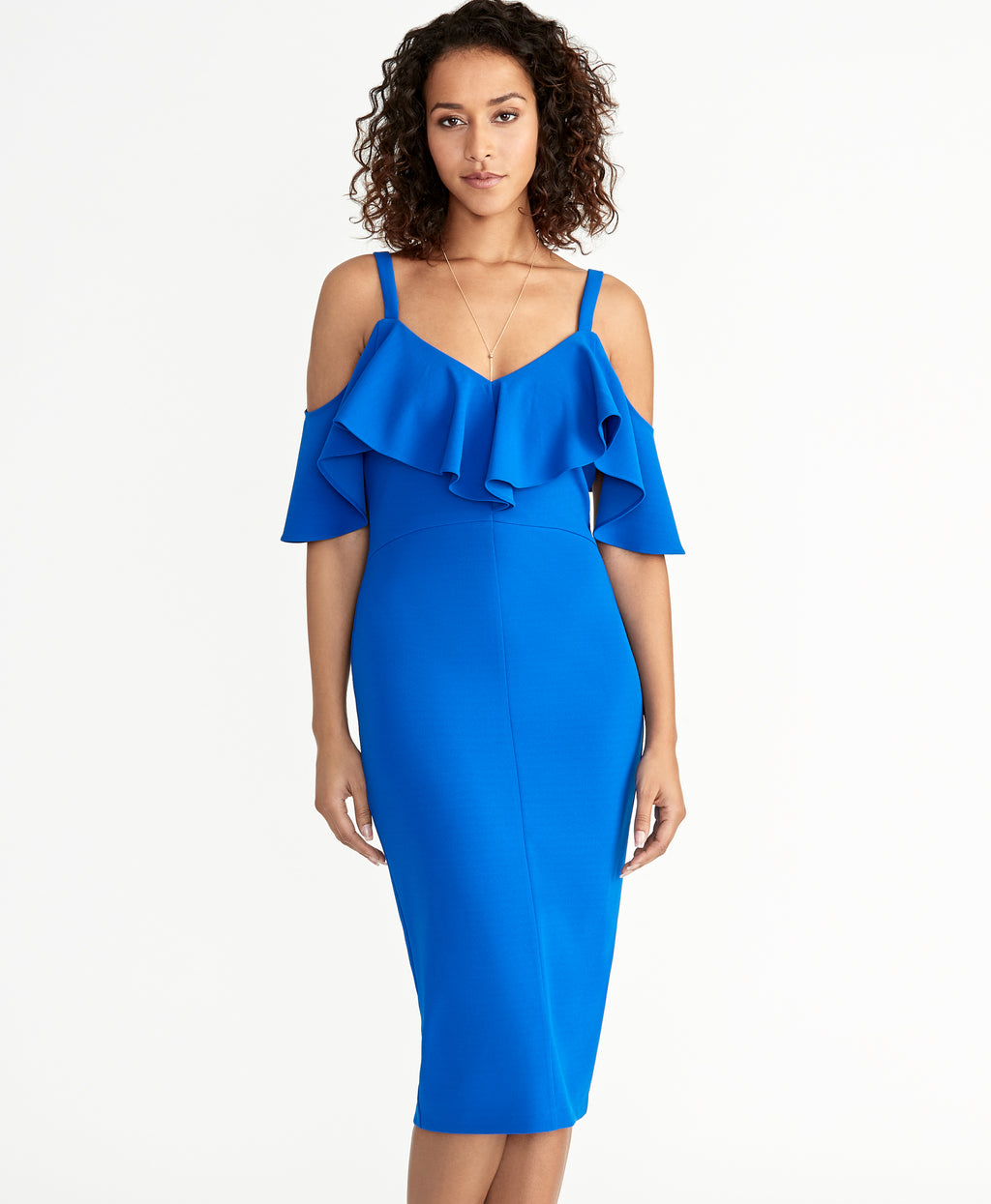 Marcella Dress | Silk Blue
