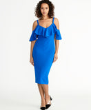Marcella Dress | Silk Blue