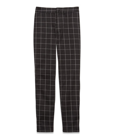 grid-print-pant