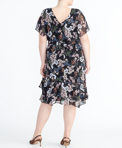 floral-ruffle-dress