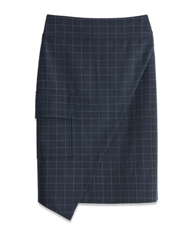 checked-skirt