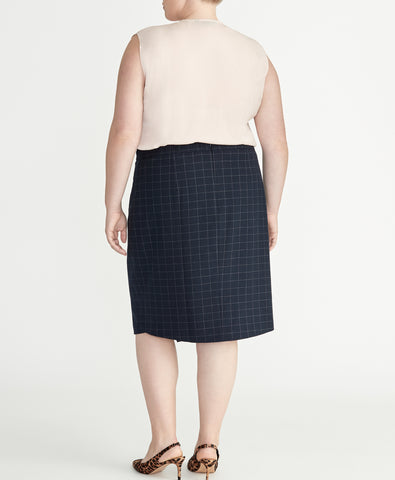 checked-skirt