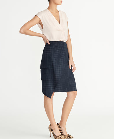 checked-skirt