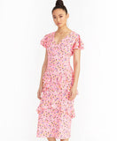 Fabianne Dress | Pink Floral Combo