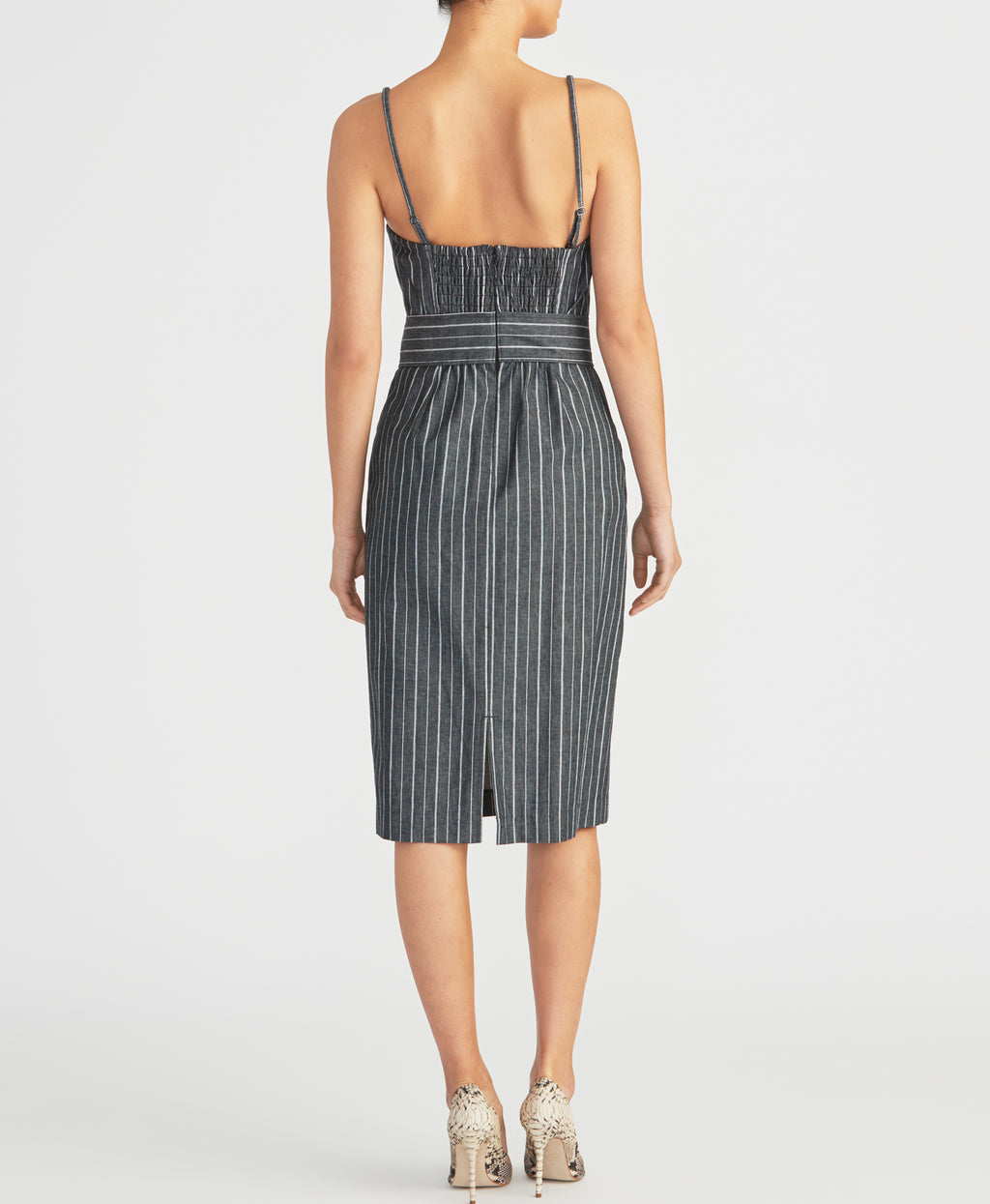 Stripe Denim Dress | Stripe Denim Dress