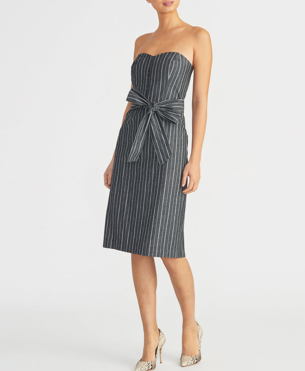 Stripe Denim Dress | Stripe Denim Dress