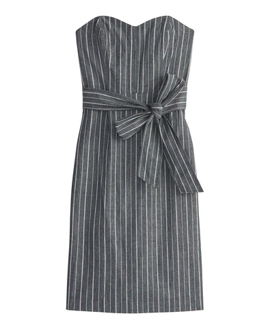 stripe-denim-dress