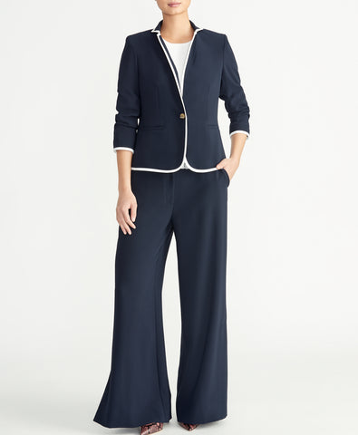 gathered-sleeve-blazer