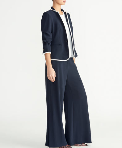 gathered-sleeve-blazer