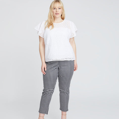 gingham-pant