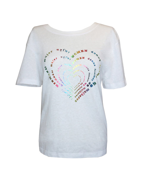 Rainbow Women T-Shirt - Supports World Of Children