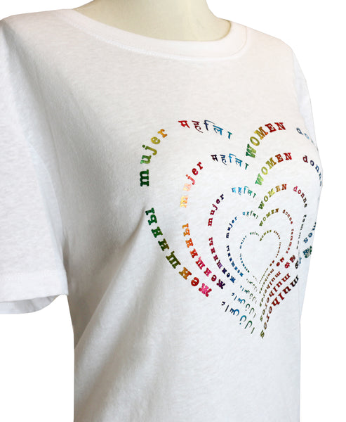 Rainbow Women T-Shirt - Supports World Of Children